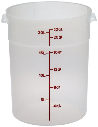 Cambro Round Food Container 22Qt – RFS22PP190