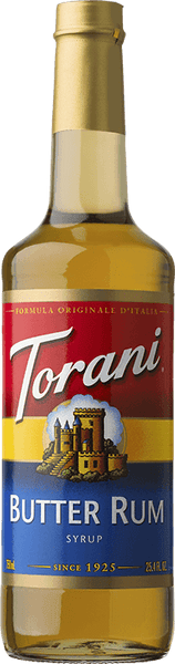 Torani Butter Rum Syrup, 750 ml - 340440