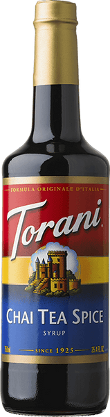 Torani Chai Tea Spice Syrup, 750ml - 340630