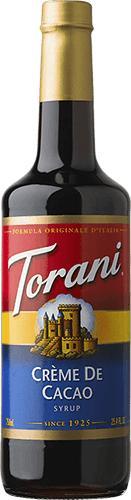 Torani Crème de Cacao Syrup, 750 ml – 340040