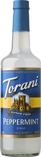 Torani Sugar Free Peppermint Syrup, 750ml - 340910