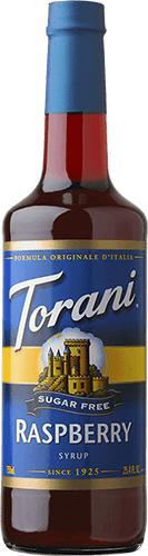 Torani Sugar Free Raspberry Syrup, 750ml – 340760