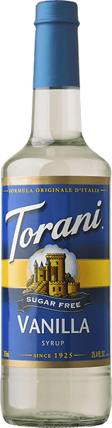 Torani Sugar Free Vanilla Syrup, 750 ml - 340770