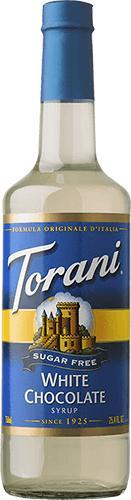 Torani Sugar Free White Chocolate Syrup, 750ml - 340900