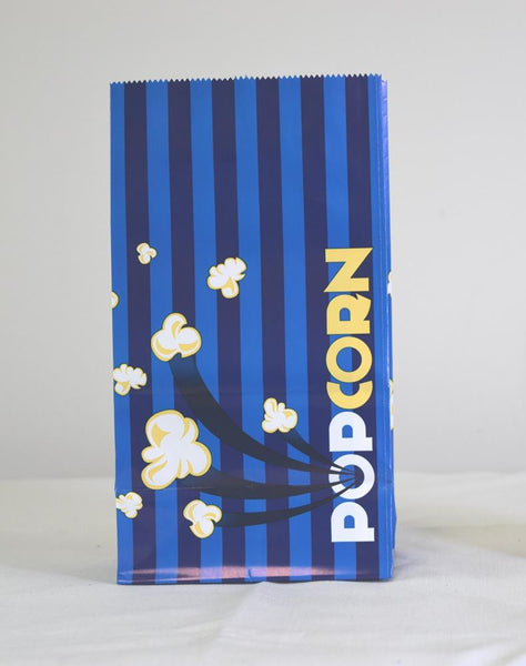 Winpak Medium Popcorn Bags,  85 oz Blue - 1000/pkg - 02292