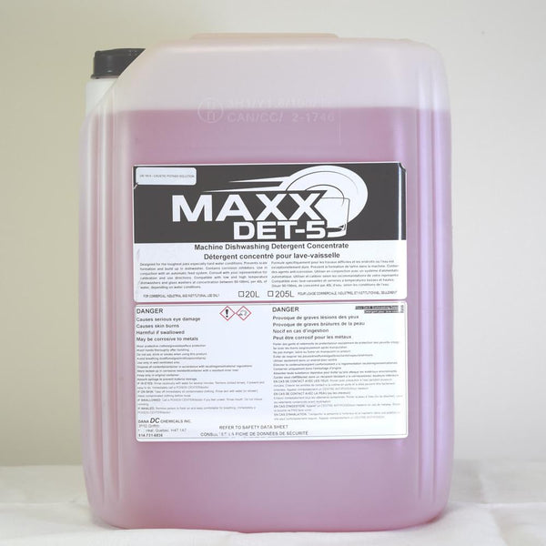 MAXX DET Low Temp Dishwashing Detergent 20L - 2020MDF
