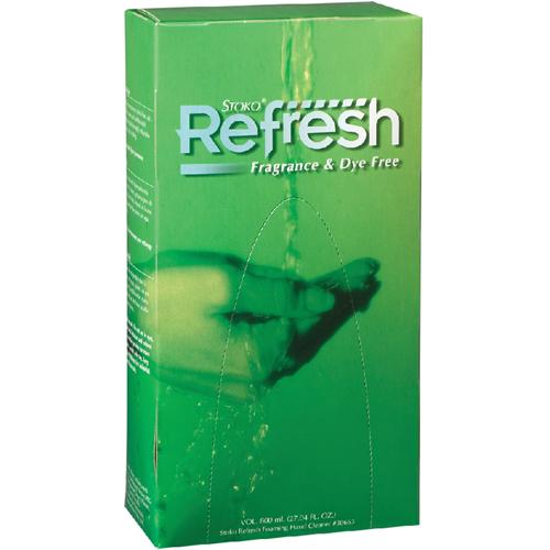 STOKO Refresh®Fragrance-Free Foam Soap 800 ml Refill 6/Case - 32084