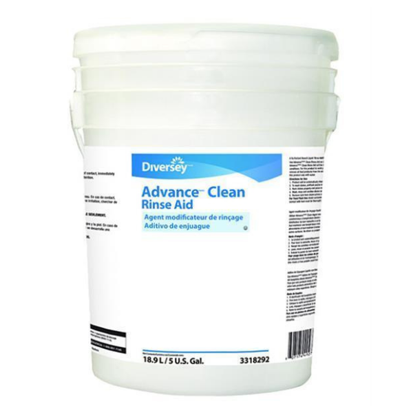 Advance Clean Rinse Aid, 18.9 L Pail - 3318292