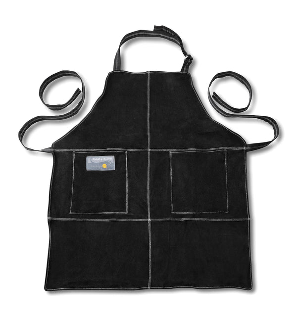 Leather Grill Apron, Black – 76605