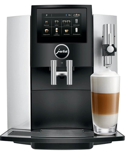 Jura S8 Specialty Coffee Machine, Moonlight Silver - 15210