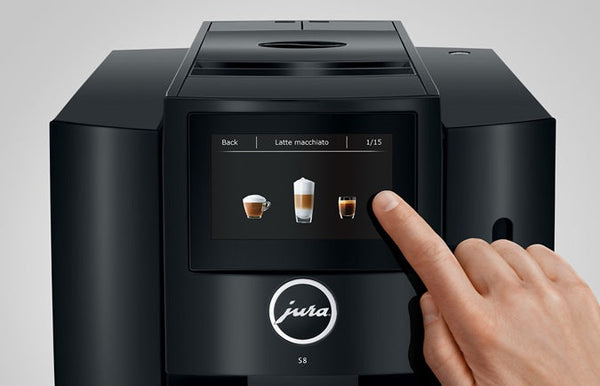 Jura S8 Specialty Coffee Machine, Piano Black – 15358