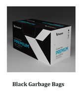 Garbage Bags 20” x 22” Light, Black, 500/Cs - 2022N