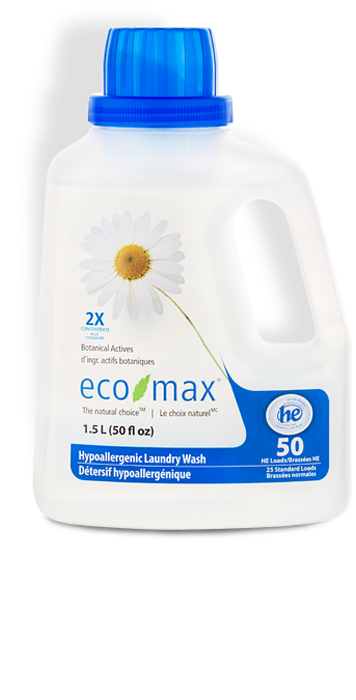 Eco-Max® 2X Conc. Hypoallergenic Laundry Wash, 1.5L - EMAX-C128