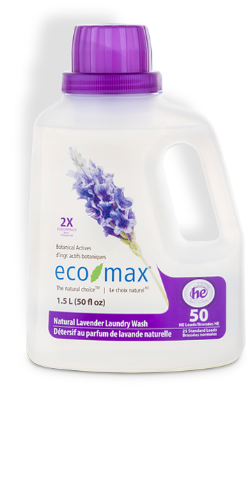 Eco-Max® 2X Conc. Natural Lavender Laundry Wash, 1.5L - EMAX-C129