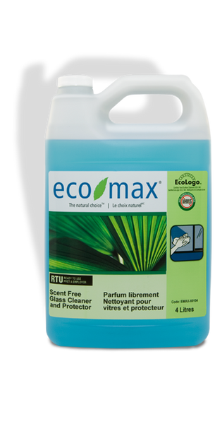 Eco-Max® Scent Free Glass Cleaner & Protector, 4L - EMAX-60104