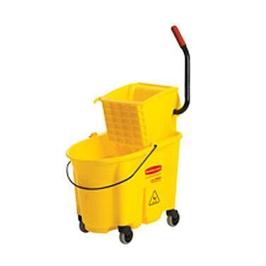 WaveBrake® Mop Bucket & Wringer Yellow SidePress - FG758088YEL