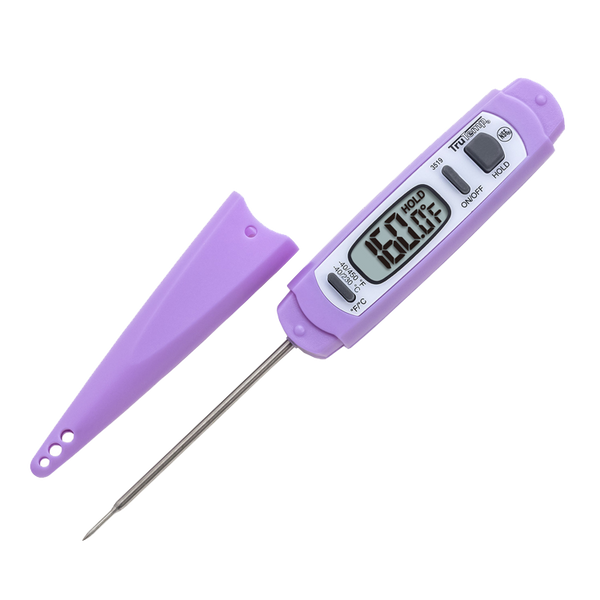 Waterproof Digital Instant Read Thermometer, Purple - 3519PRFDA