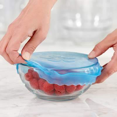 Eco Silicone Food Covers, 3Pc Set - 09920145