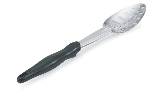 Serving Spoon, Slotted with Black Handle - 64134