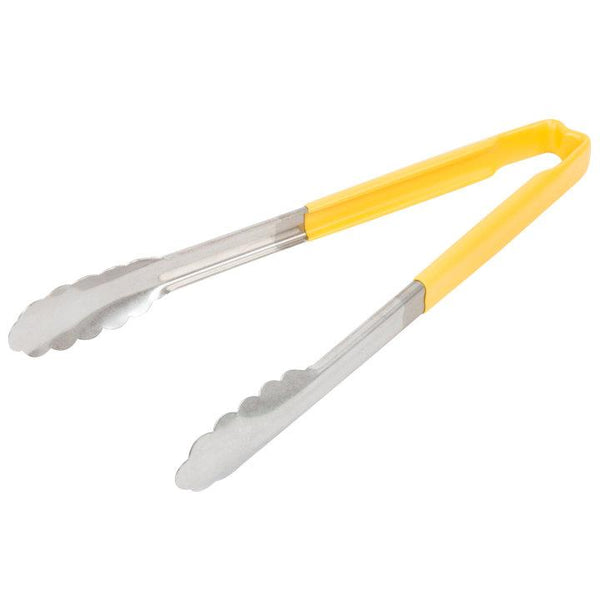 Utility Tongs 12” with Yellow Kool-Touch® Handle – 4781250