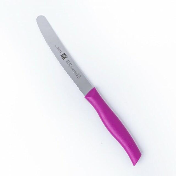 Zwilling Twin Grip 4-1/2” Tomato Knife, Pink – 38093-122